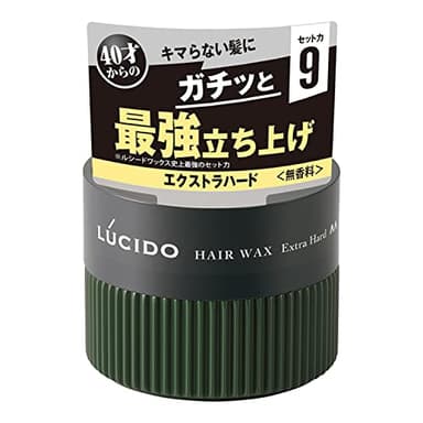 5位 LUCIDO LUCIDO(ルシード) ヘアワックス エクストラハード メンズ スタイリング剤 無香料 80グラム (x 1) - ¥710