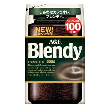 2位 AGF(エージーエフ) AGF(エージーエフ) ブレンディ 袋【 インスタントコーヒー 】【 水に溶けるコーヒー 】【 カフェオレ 好きに 】【 詰め替え 】 200グラム (x 1) - ¥1,364
